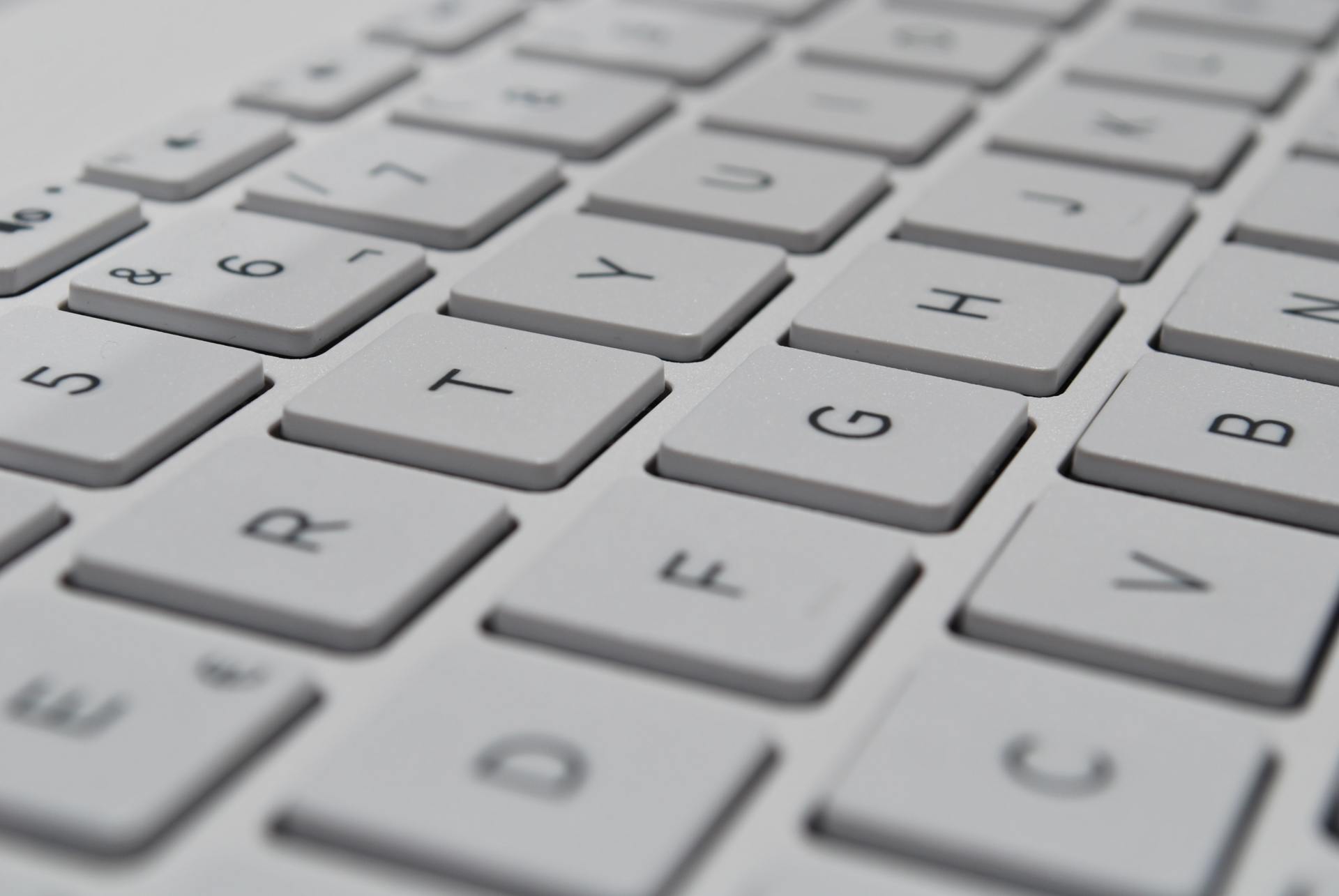 Nahaufnahme einer Tastatur